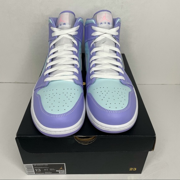 Nike Air Jordan 1 Retro Mid Easter/Artic Punch NEW - Picture 2 of 6